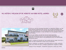 Tablet Screenshot of hotelpensionandrea.nl